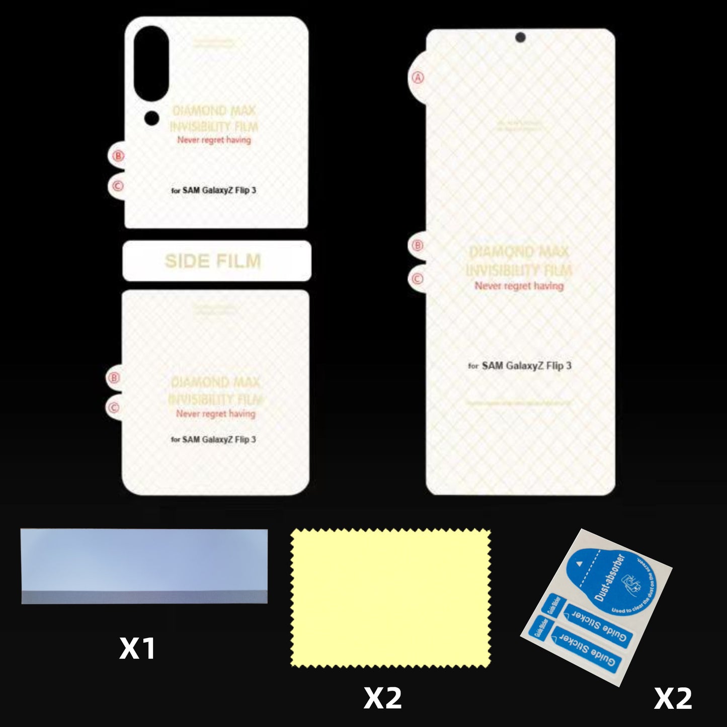Samsung Galaxy Z Flip5 Hydrogel Film Kit