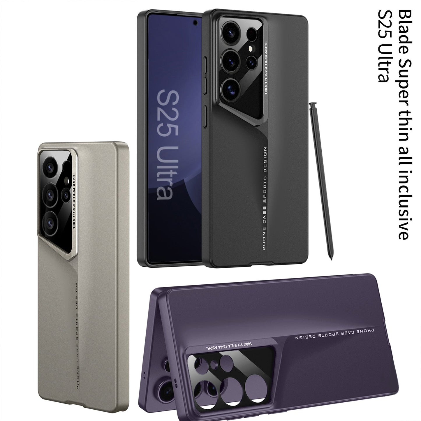 Luxury All-inclusive Anti-fall Protective Phone Case For Galaxy S25 S24 S23 S22 Ultra