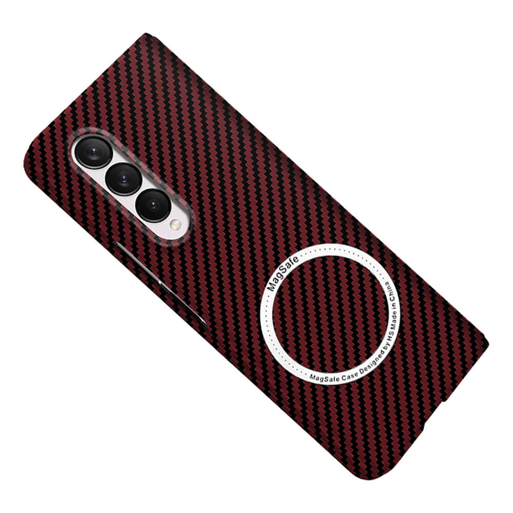 Samsung Galaxy Z Fold Series | Magnetic Carbon Fiber Phone Case - Mycasety Mycasety