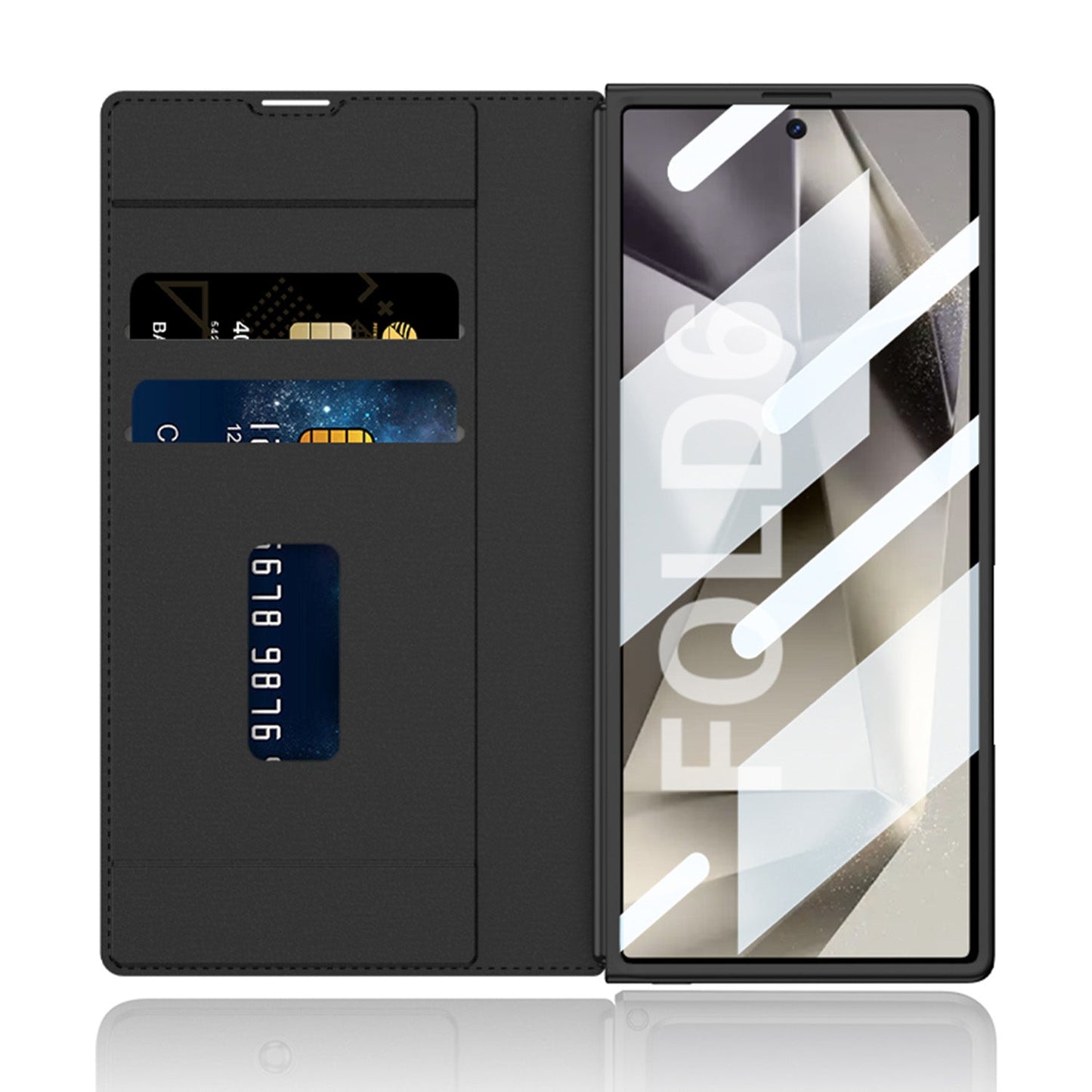 Luxurious Suede Cover Shockproof Phone Case With Screen Protector and Pen Slot For Galaxy Z Fold 6/5/4/3