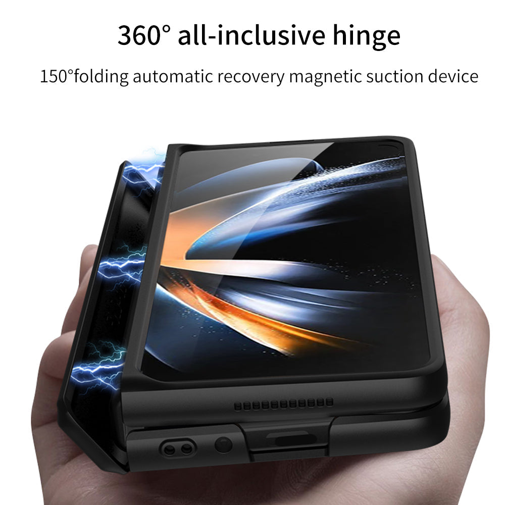 Magnetic Frame Plastic Stand All-included Case For Samsung Galaxy Z Fold4 Fold3 5G - mycasety2023 Mycasety