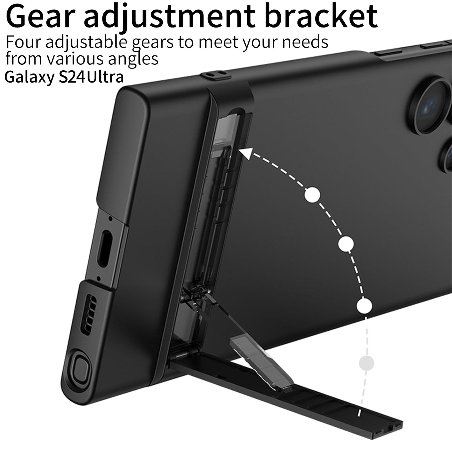 Ultra-Thin Invisible Bracket Phone Case For Samsung Galaxy S24 S23 Ultra Plus
