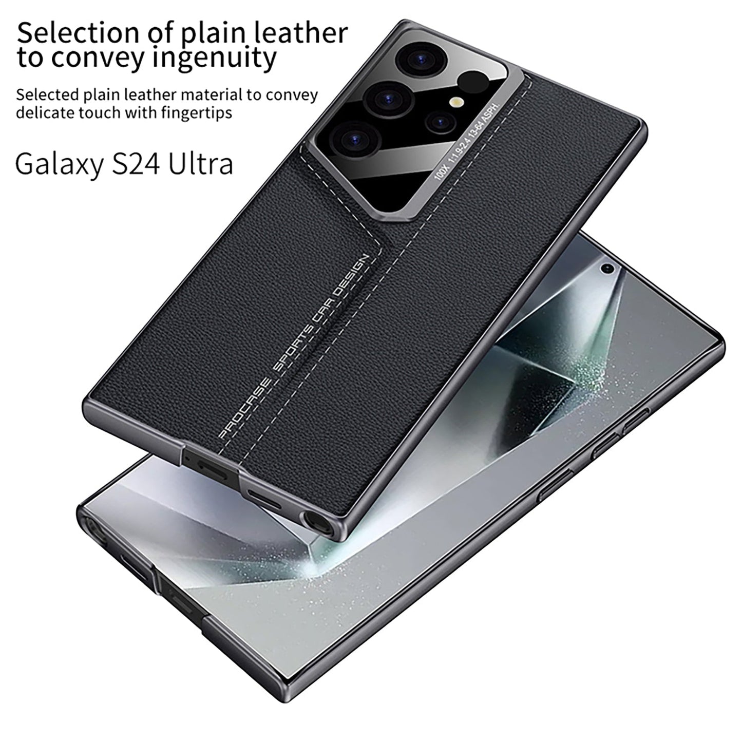 Luxury Leather All-inclusive Anti-fall Protective Phone Case For Galaxy S25 S24 S23 Ultra
