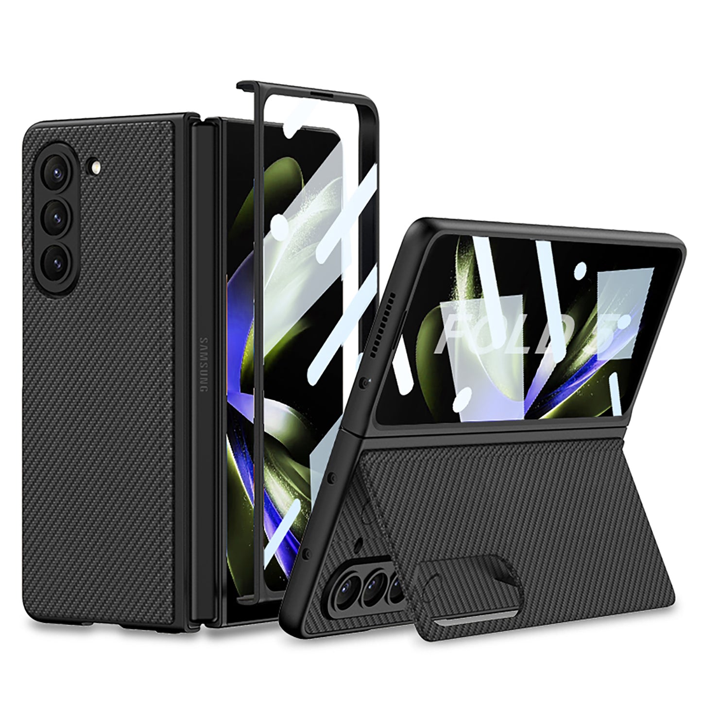 Business Samsung Galaxy Z Fold5 Full Inclusive Leather Case