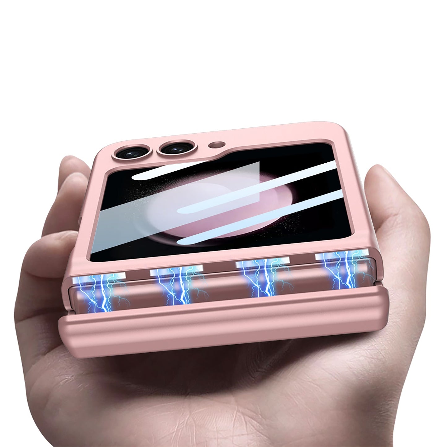 Magnetic All-included Shockproof Phone Case For Galaxy Flip 7/6/5/4/3 With Back Screen Protector