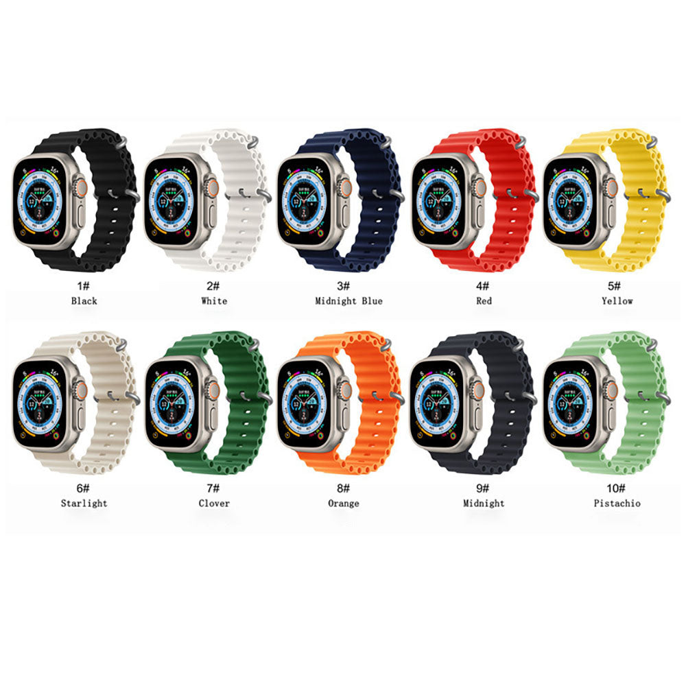 Newest Sport Ocean Bands For iWatch Apple Watch Ultra SE Series 8/7/6/5/4/3/2/1 - Mycasety Mycasety