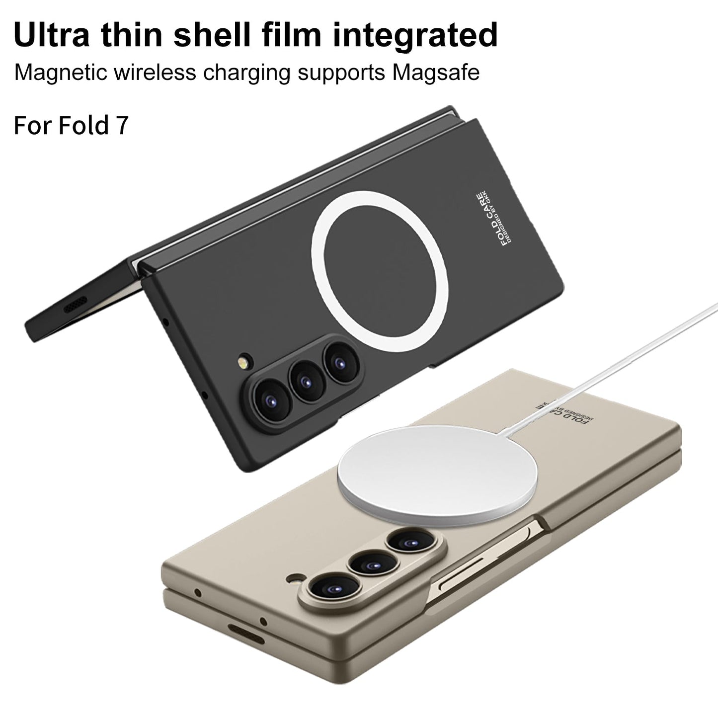 Luxury Shockproof Magnetic Phone Case With Screen Protector For Galaxy Z Fold 7/6/5/4/3