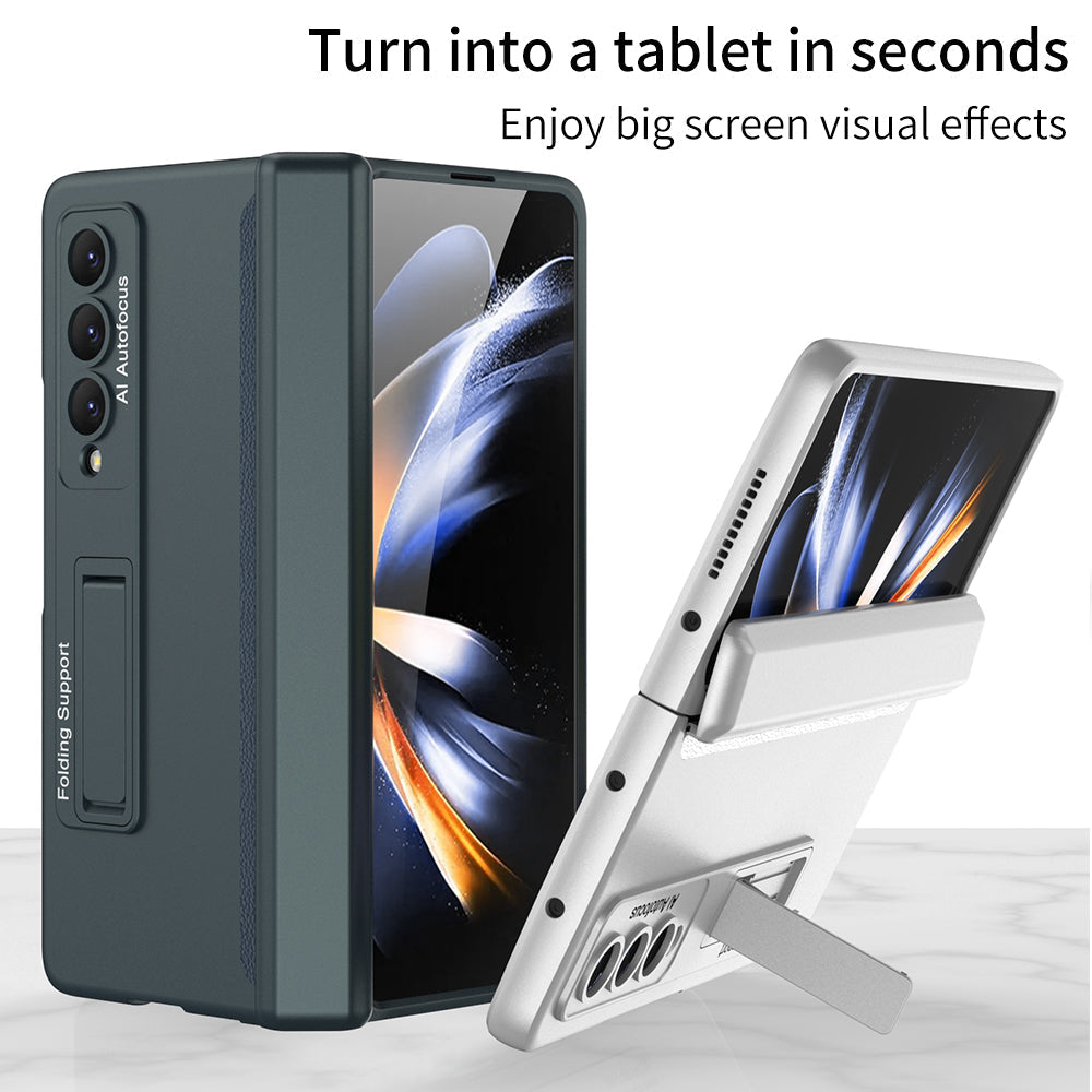 Magnetic Frame Plastic Stand All-included Case For Samsung Galaxy Z Fold4 Fold3 5G - mycasety2023 Mycasety