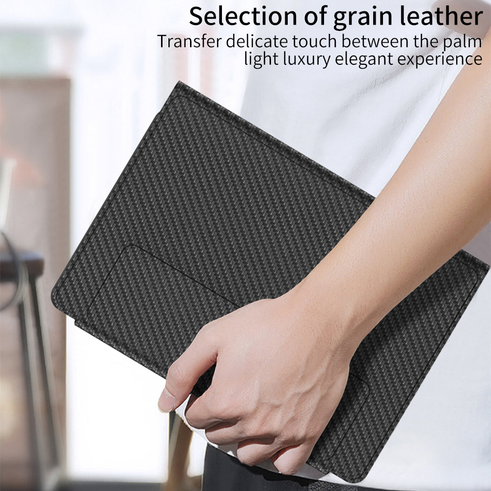 Bluetooth 3.0 Keyboard Magnetic All-inclusive Leather Cover For Samsung Galaxy Z Fold3 Fold4 5G Come With keyboard+Holster Bracket+Phone Case+Capacitive Pen - Mycasety Mycasety