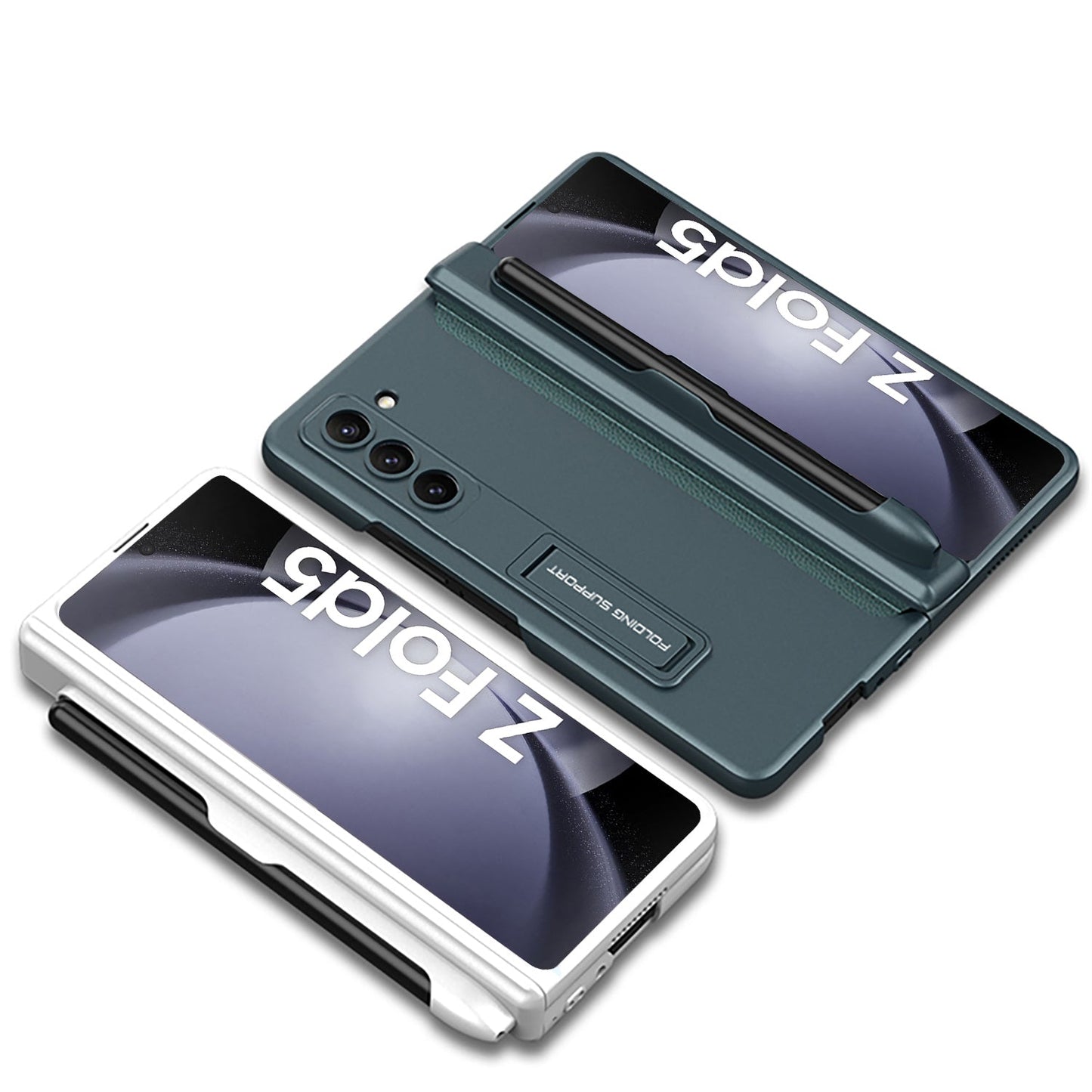 Magnetic Hinge S Pen Slot Ultra-Thin Phone Case For Samsung Galaxy Z Fold5 Fold4 Fold3 - mycasety2023 Mycasety