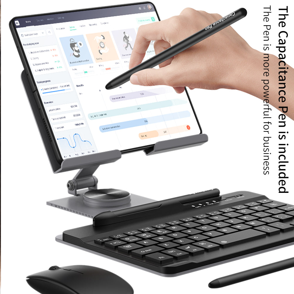 Keyboard Office Bracket For Samsung Galaxy Z Fold4 Fold3 Fold2/1 5G With Stylus And Mouse - Mycasety Mycasety