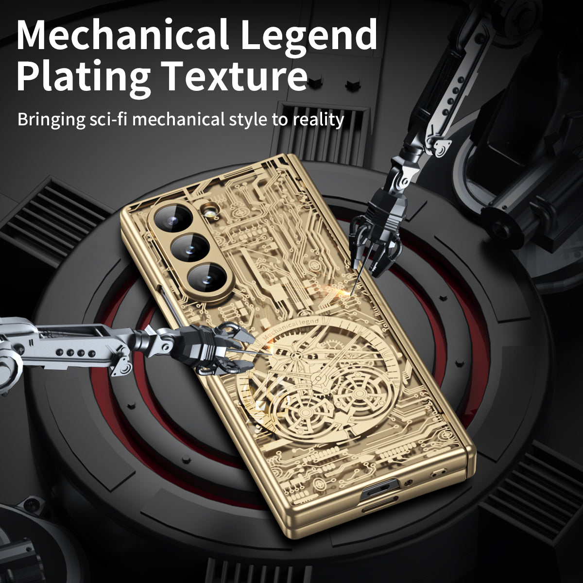 Cyberpunk Style Shockproof Phone Case For Galaxy Z Fold 6/5/4/3