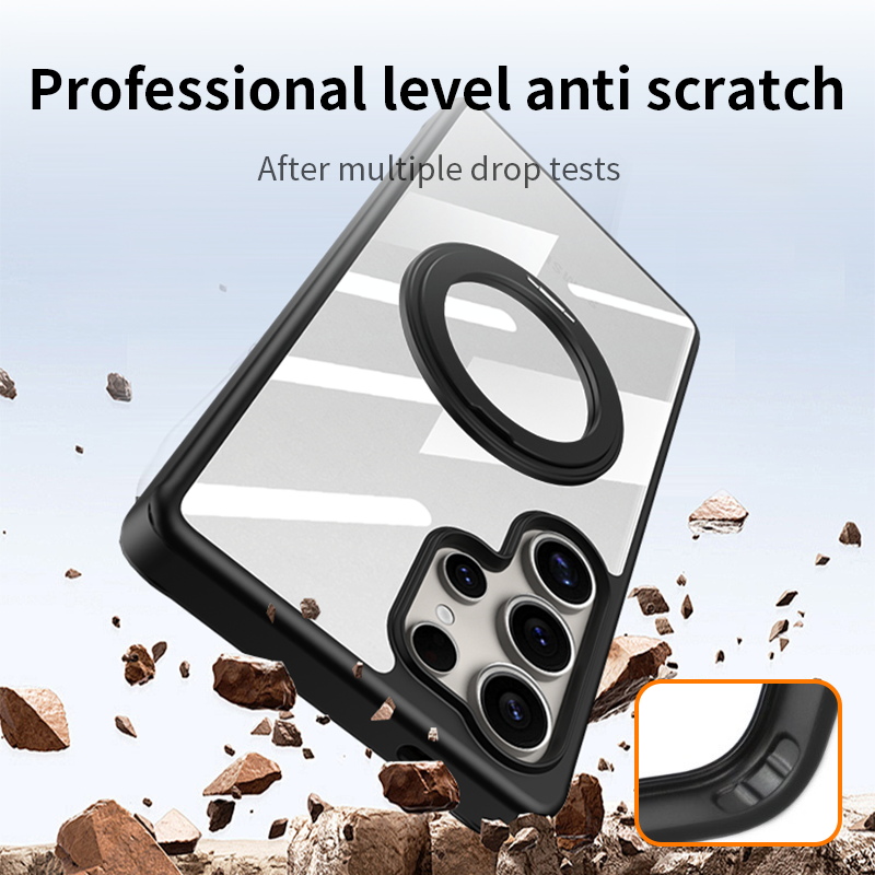 Magnetic Bracket Anti-fall Protective Phone Case For Galaxy