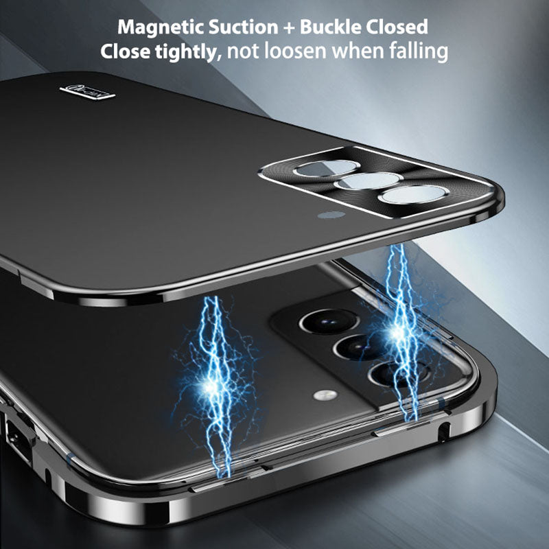 Samsung Galaxy Magnetic Aluminum Metal Frame Phone Case For S23 S22 S21 Ultra Plus - mycasety2023 Mycasety