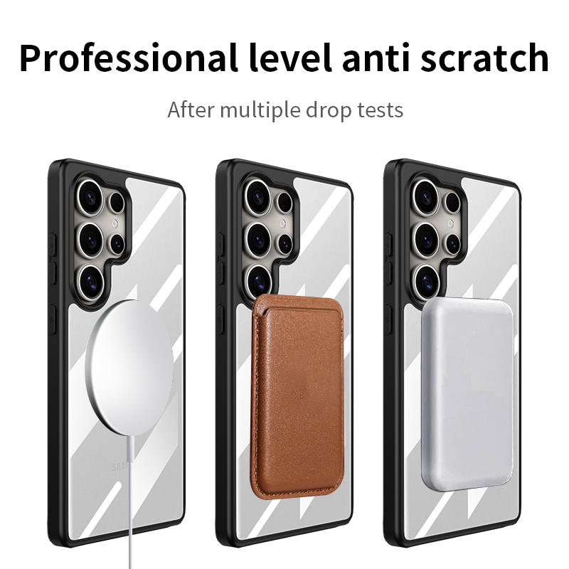 Magnetic Bracket Anti-fall Protective Phone Case For Galaxy
