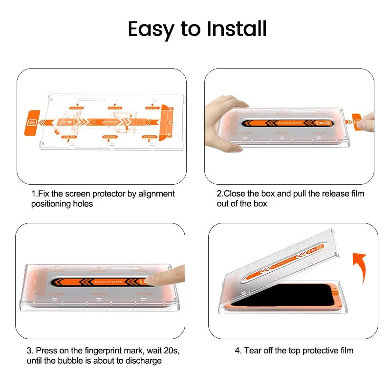 Premium Screen Protector Film With Installation Box for Samsung Galaxy S23 S22 S21 Series - mycasety2023 Mycasety