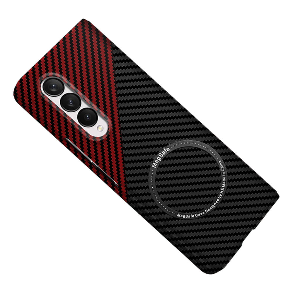 Samsung Galaxy Z Fold Series | Magnetic Carbon Fiber Phone Case - Mycasety Mycasety