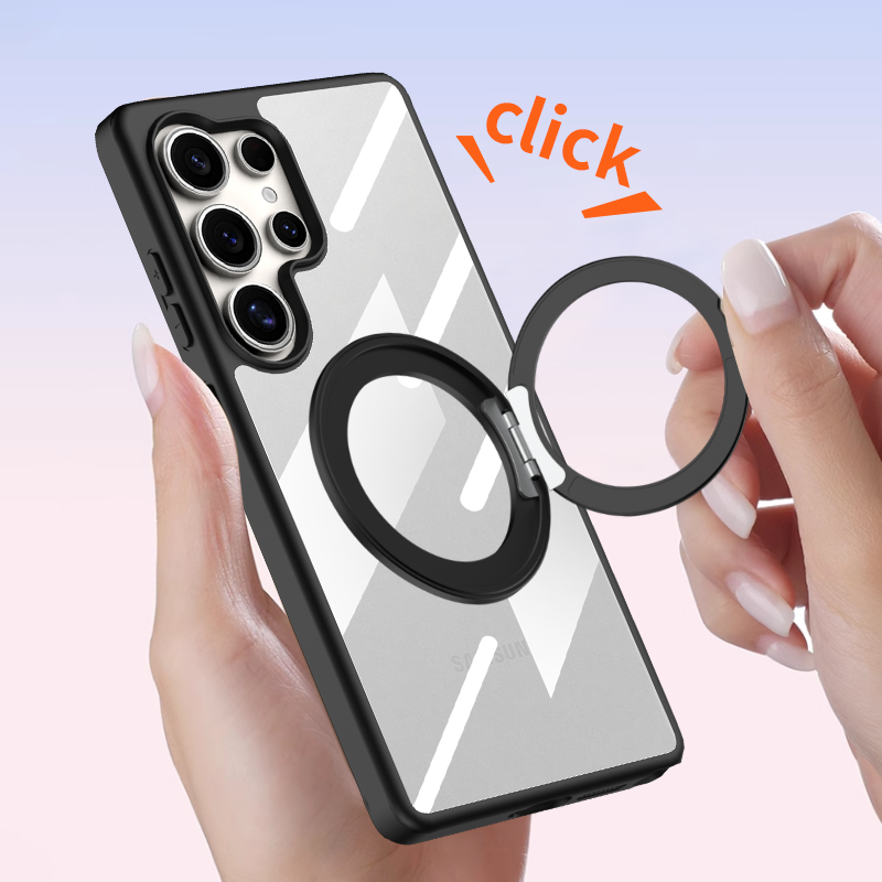 Magnetic Bracket Anti-fall Protective Phone Case For Galaxy