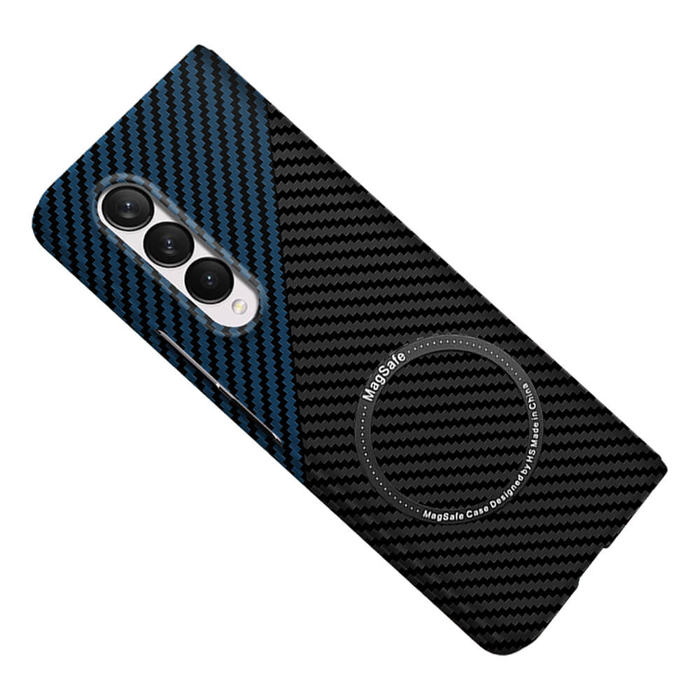 Samsung Galaxy Z Fold Series | Magnetic Carbon Fiber Phone Case - Mycasety Mycasety