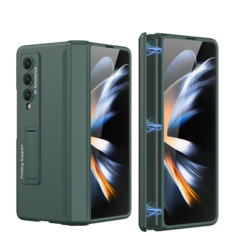 Magnetic Frame Plastic Stand All-included Case For Samsung Galaxy Z Fold4 Fold3 5G - mycasety2023 Mycasety