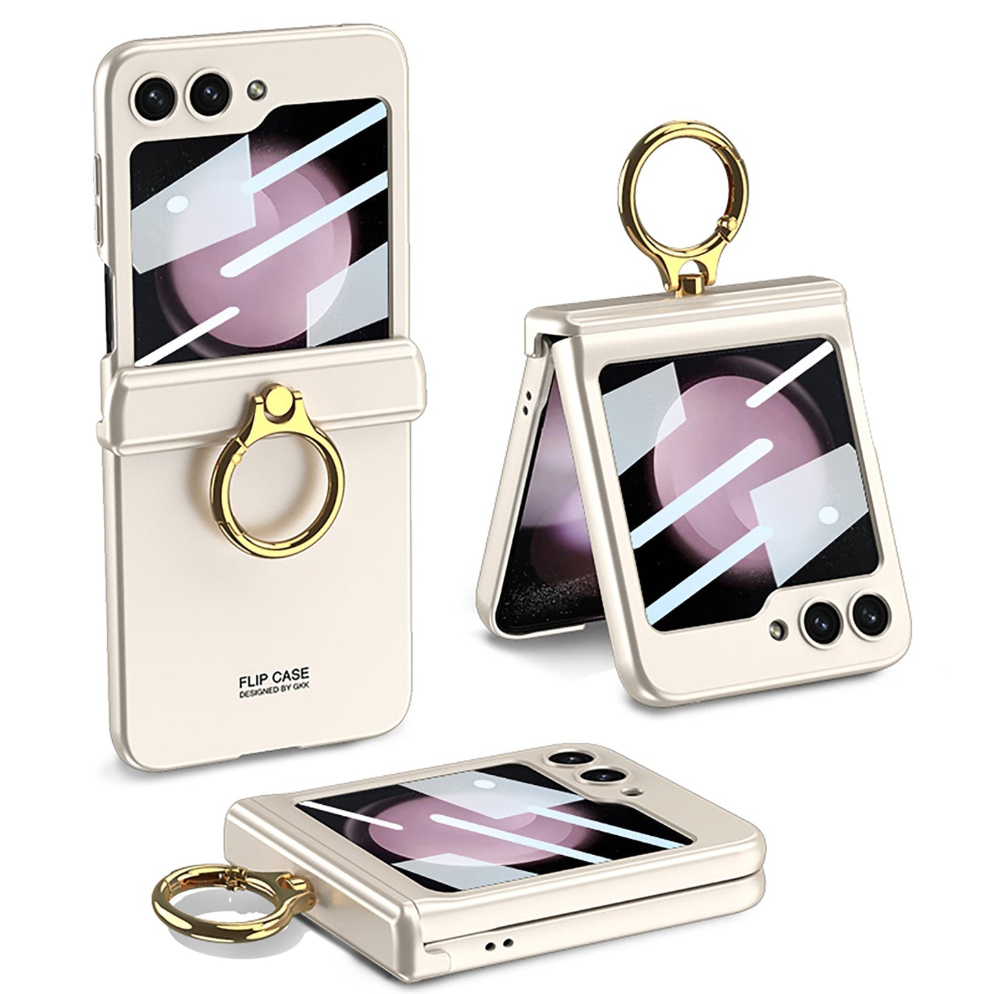 Magnetic All-included Shockproof Phone Cover For Galaxy Z Flip6 Flip5 Flip4 Flip3