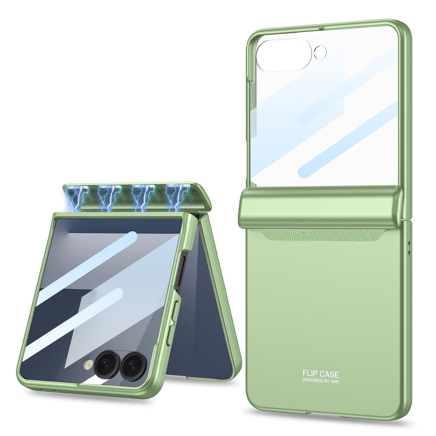 Magnetic All-included Shockproof Phone Case For Galaxy Flip 7/6/5/4/3 With Back Screen Protector