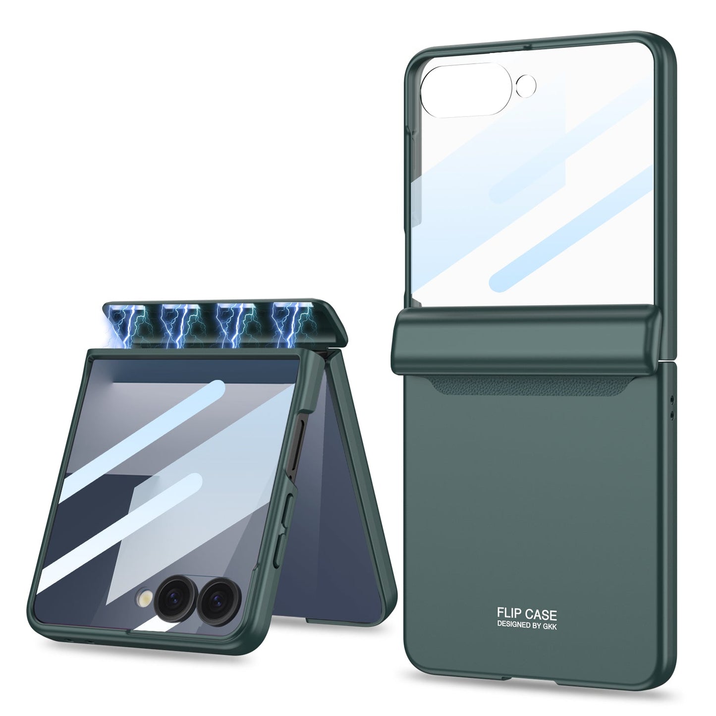 Magnetic All-included Shockproof Phone Case For Galaxy Flip 7/6/5/4/3 With Back Screen Protector