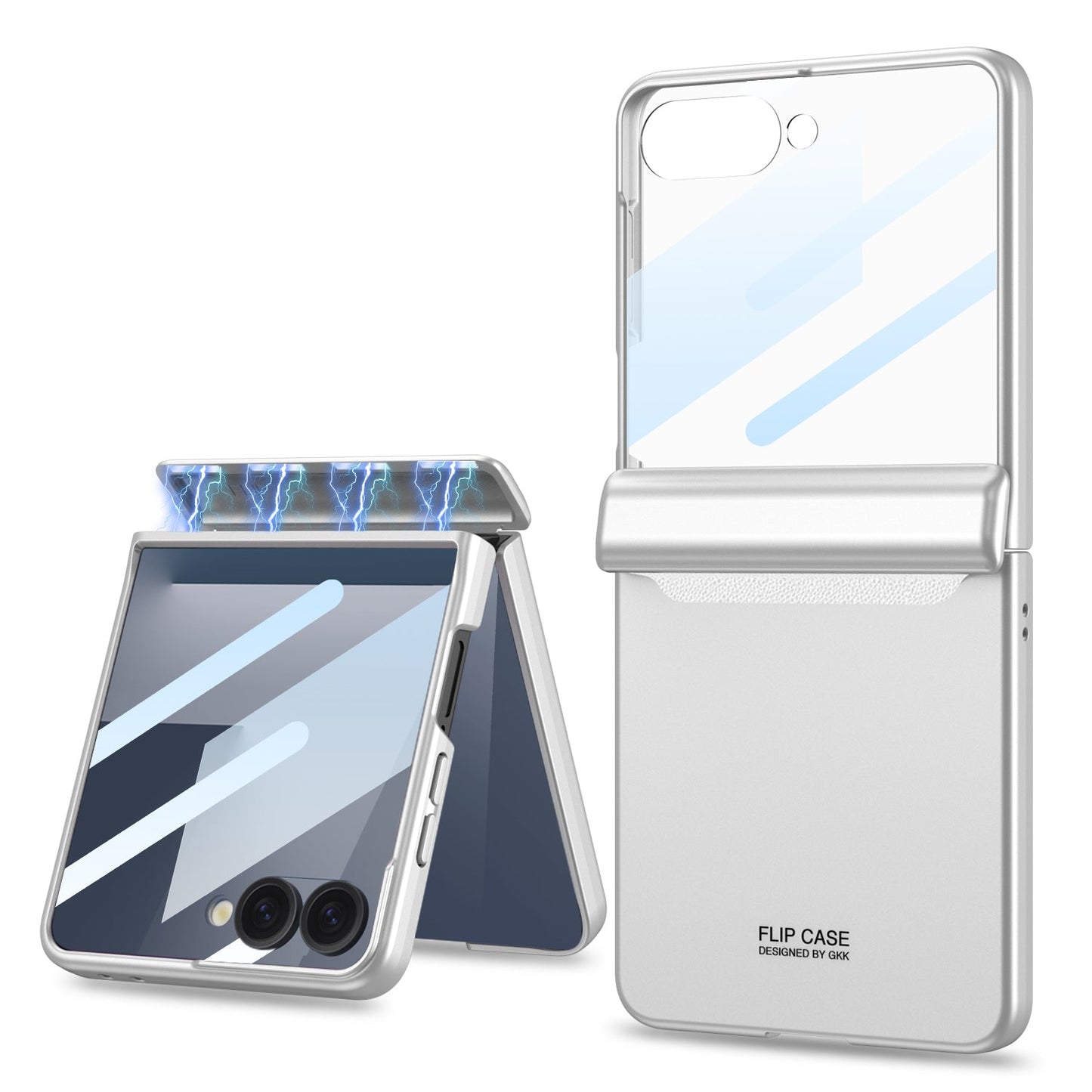 Magnetic All-included Shockproof Phone Case For Galaxy Flip 7/6/5/4/3 With Back Screen Protector