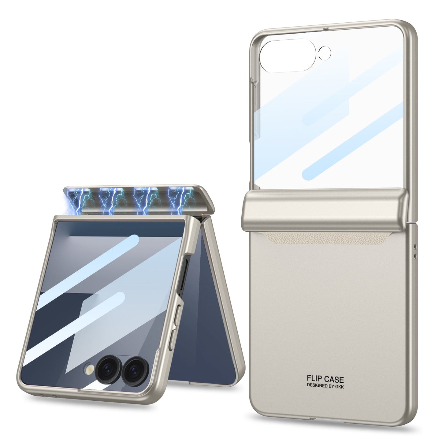 Magnetic All-included Shockproof Phone Case For Galaxy Flip 7/6/5/4/3 With Back Screen Protector