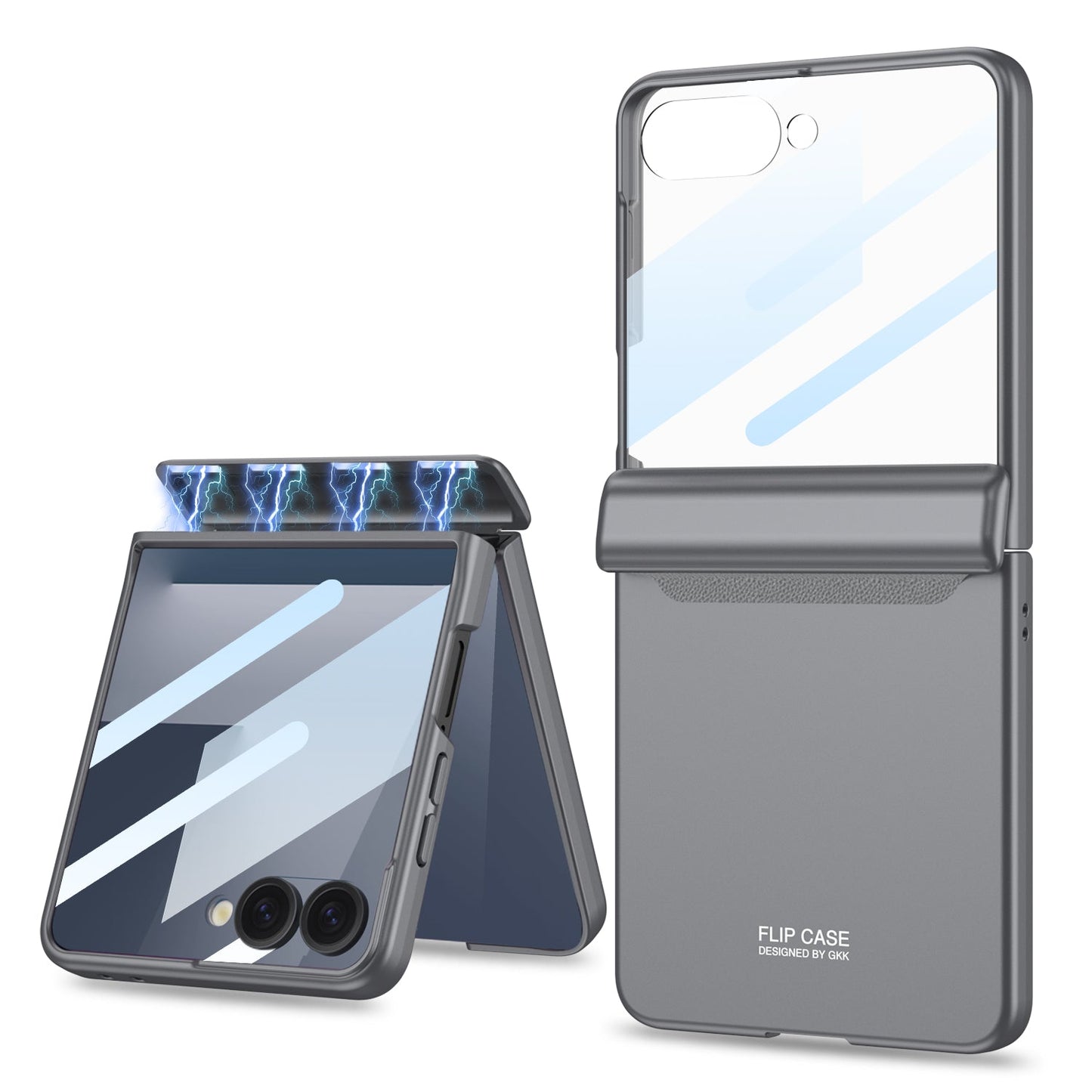 Magnetic All-included Shockproof Phone Case For Galaxy Flip 7/6/5/4/3 With Back Screen Protector