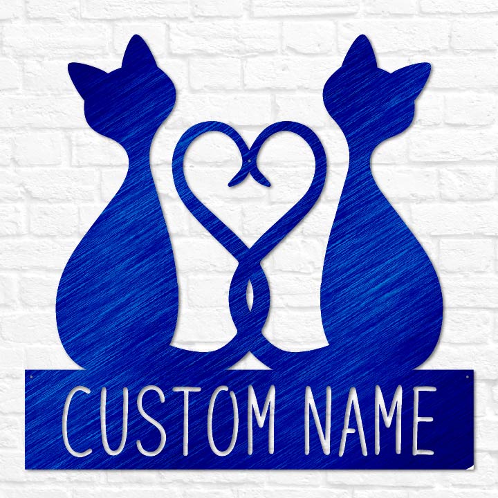 Two Cat Heart Monogram