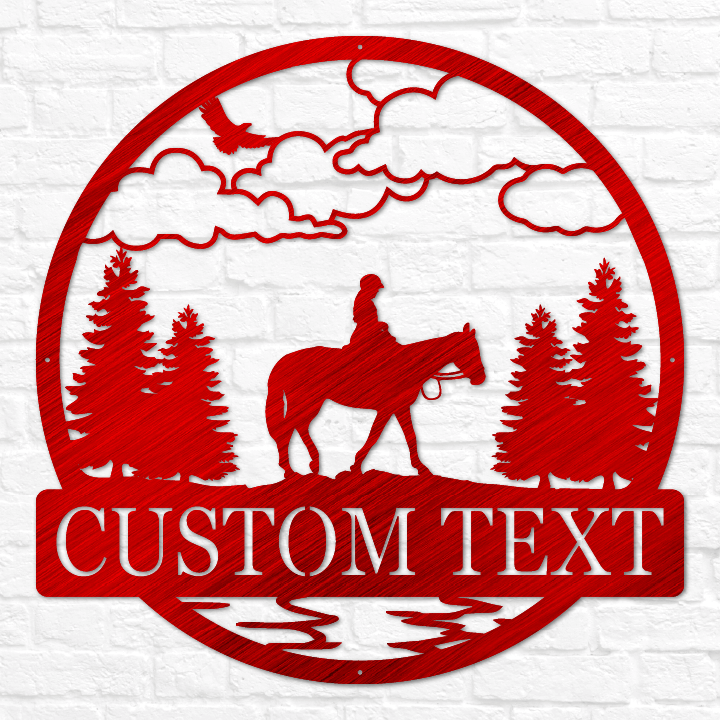 Horse Equestrian Outdoor Monogram