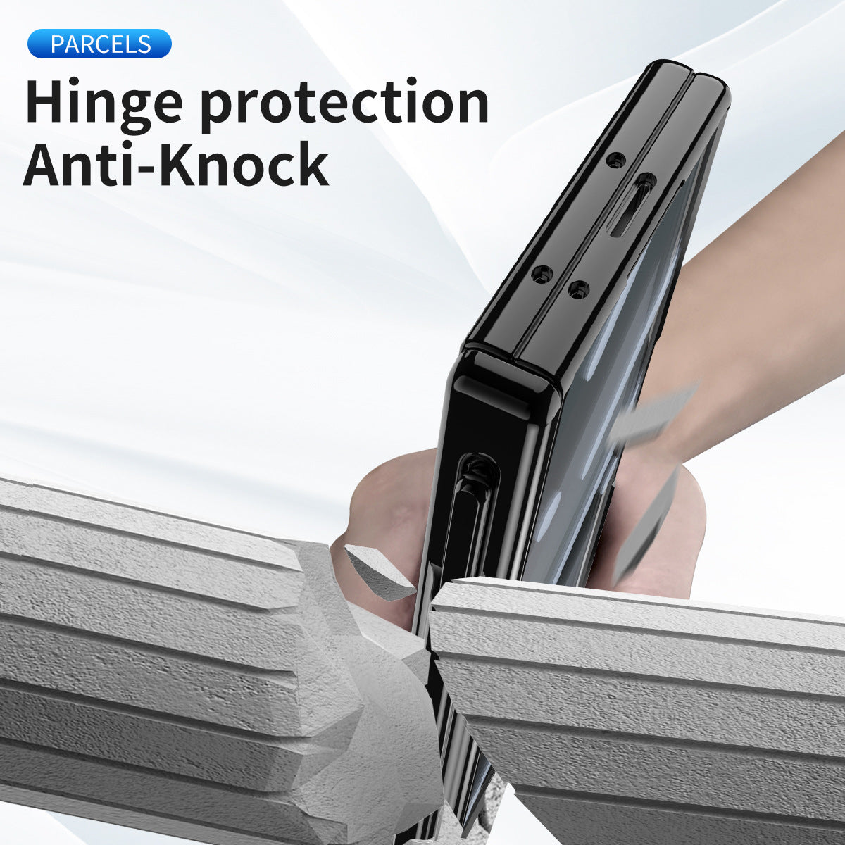 Magnetic Hinge Plating Case For Galaxy Z Fold6 Fold5 Fold4 Fold3 With Double Hinge Protector