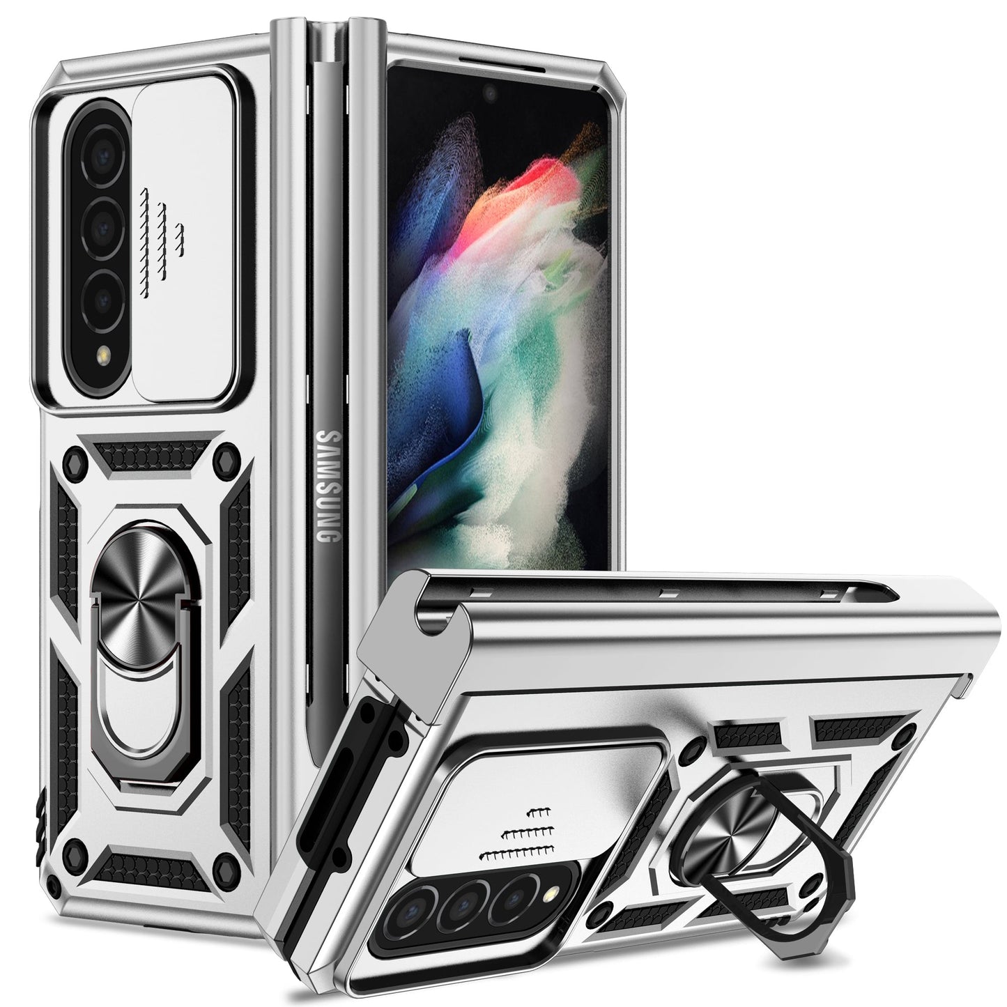 Armor All-inclusive Protective Phone Case For Samsung Galaxy Z Fold5 Fold4 - Mycasety Mycasety