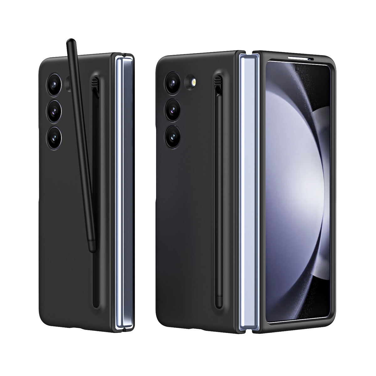 Anti-fall Protective Phone Case With Pen Tray Shell For Galaxy Z Fold 7/6/5/4/3