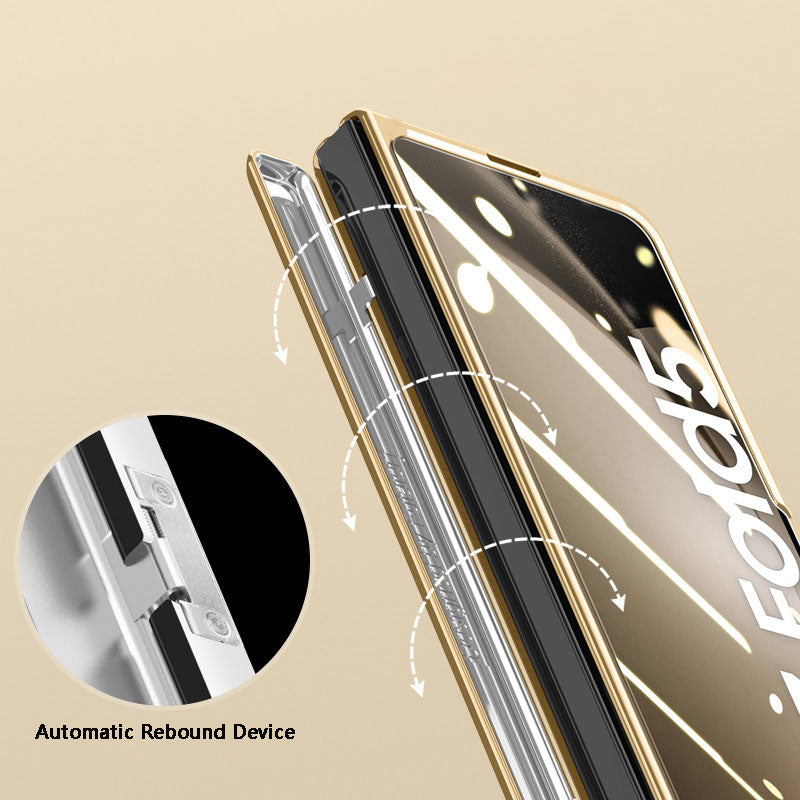 Galaxy Z Fold5 Luxurious Leather All-inclusive Protection Phone Case