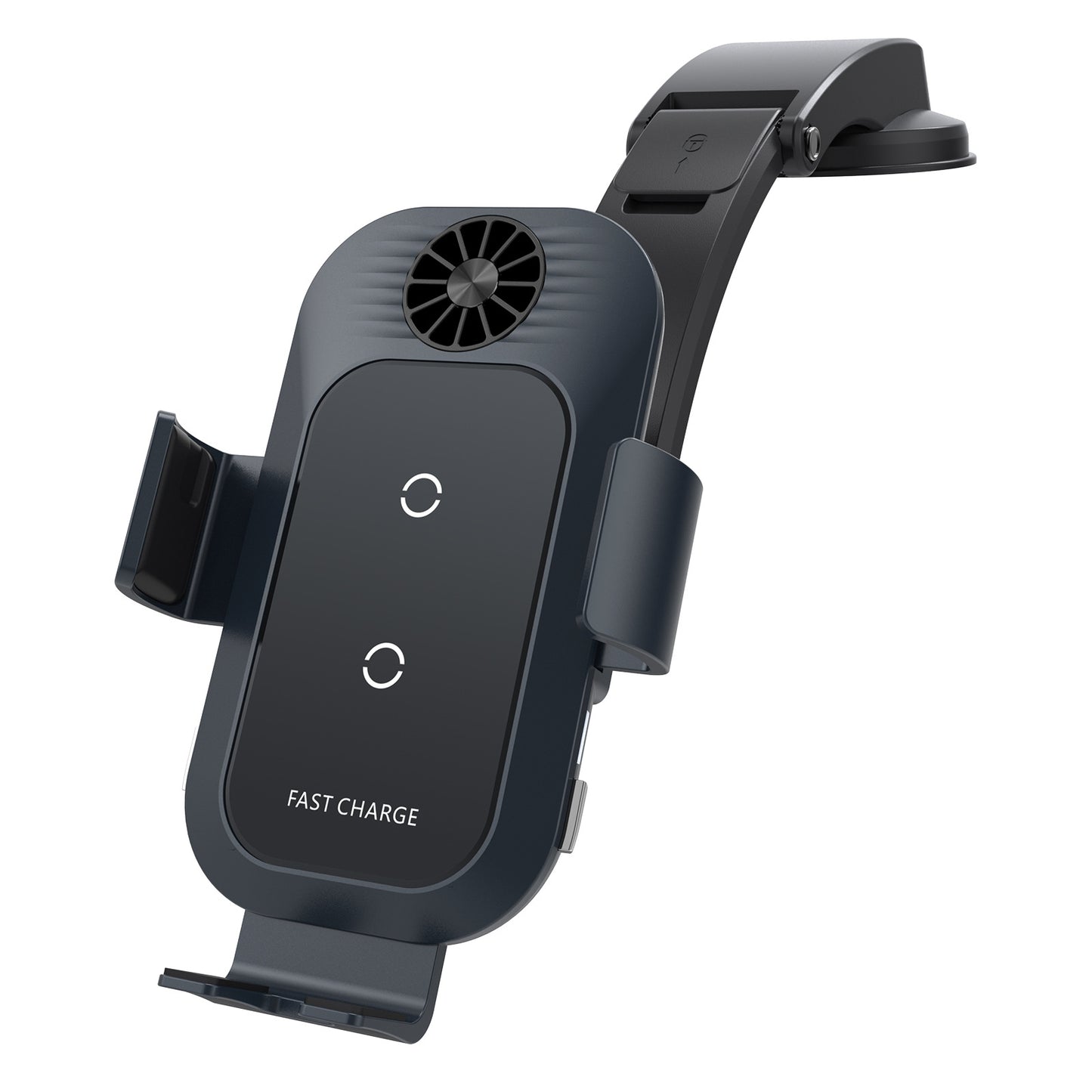 2 - Coils Car Wireless Charger Holder For Samsung Galaxy Z Flip5 Flip4 Flip3 With Cool Fan