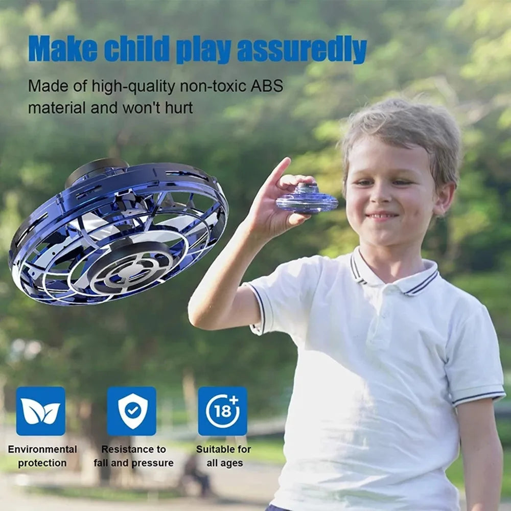 Flynova Drone Fly Spinner Kids Children Adult Fidget Toys Mini UFO Flyorb Flying Spinner