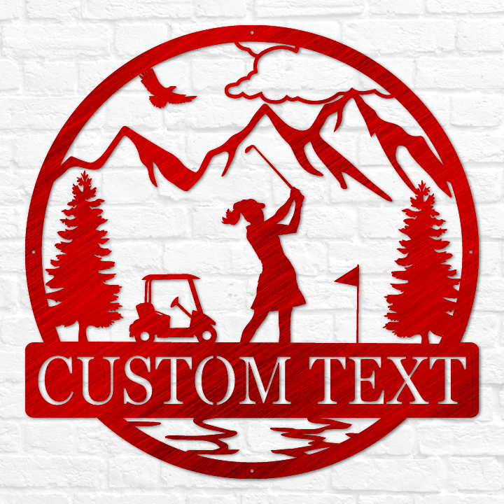 Golfer Outdoor Monogram