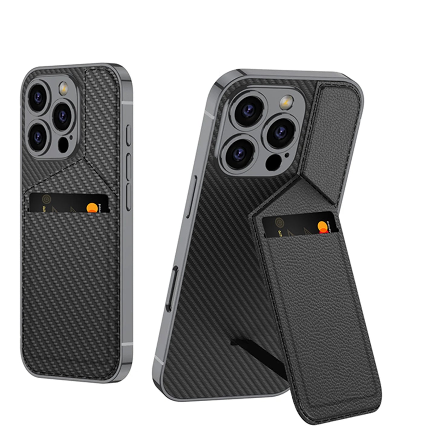Detachable Leather Magnetic Card Pocket Phone Case for iphone 16 Pro Max