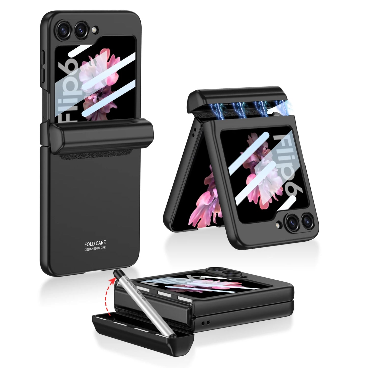 Samsung Galaxy Z Flip 6 Magnetic Folding Hinge All-inclusive Case