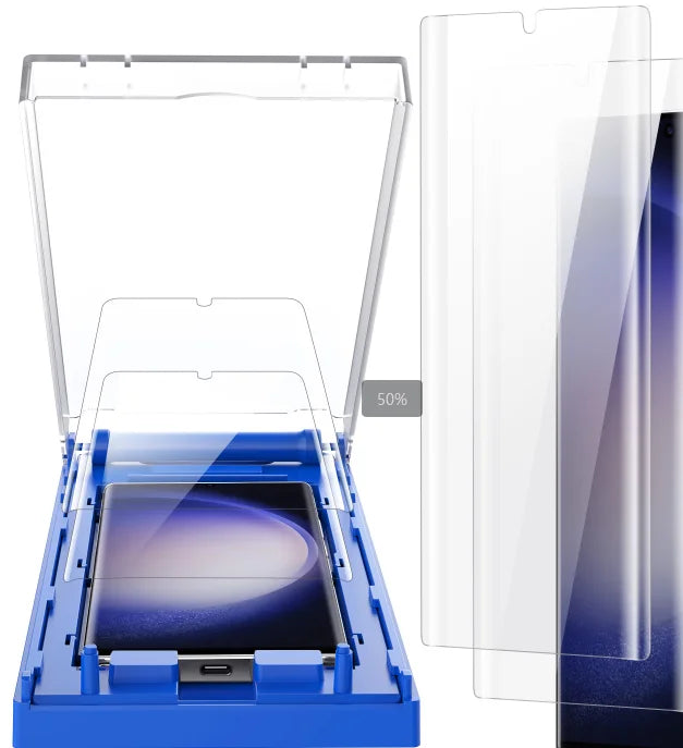 24U/S23/22/21+ Curved Surface HD Clear Ceramic Soft Film Screen Protector Pull-Free Cabin Anti-Fingerprint Anti-Scratch