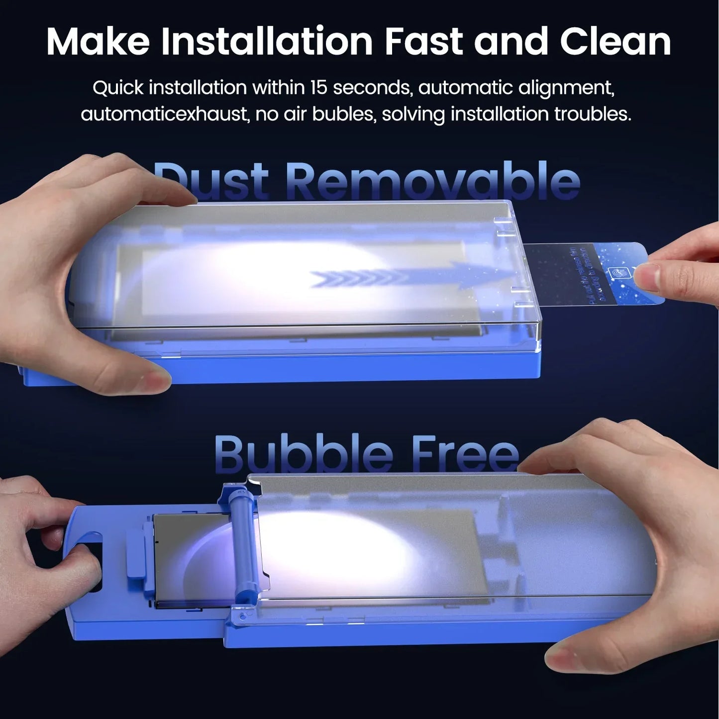 2PS/Set Samsung 24U/S23/22/21+ Curved 2.5D Radian Anti-Peeping Privacy Protector Dust-Free Full-Screen Protector