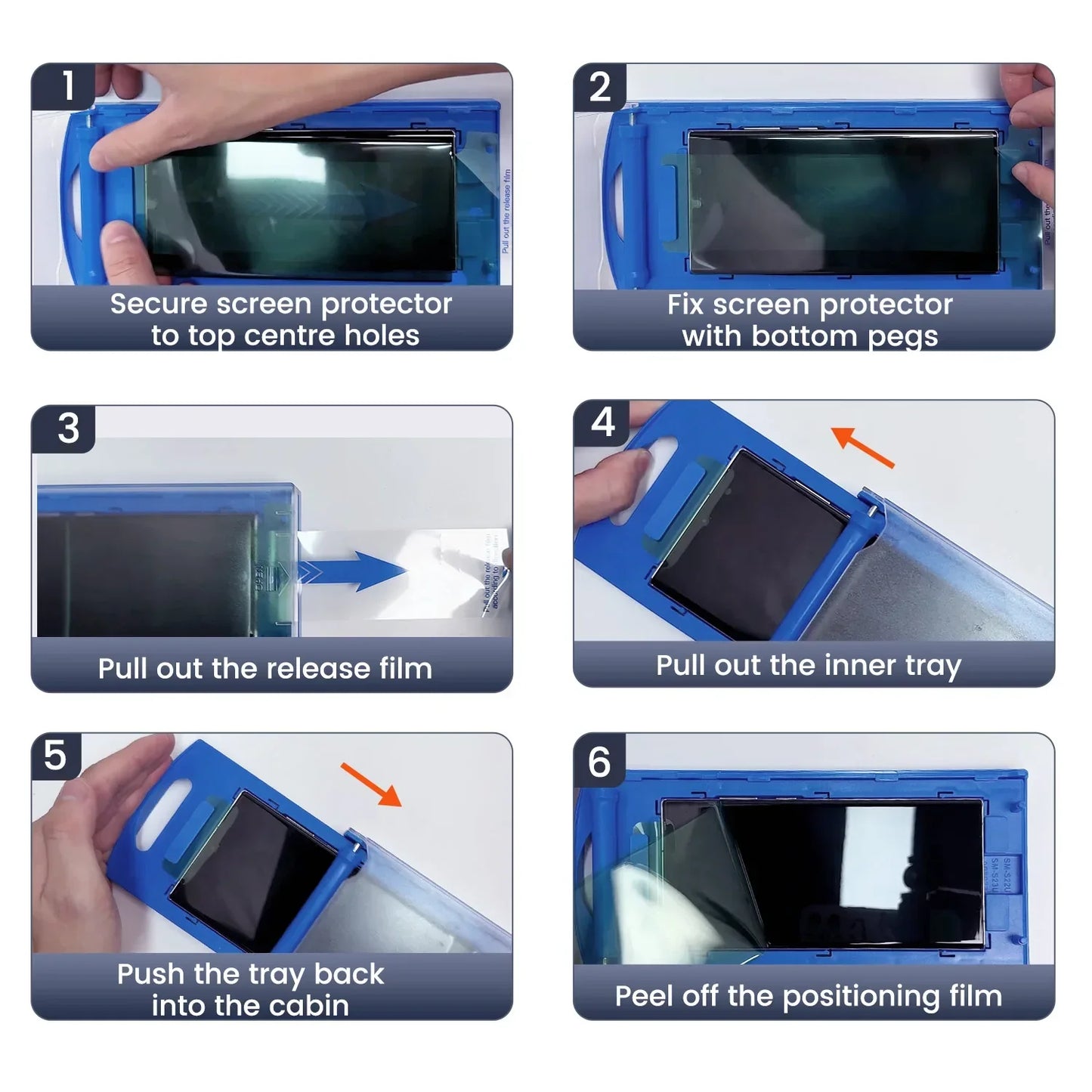 24U/S23/22/21+ Curved Surface HD Clear Ceramic Soft Film Screen Protector Pull-Free Cabin Anti-Fingerprint Anti-Scratch