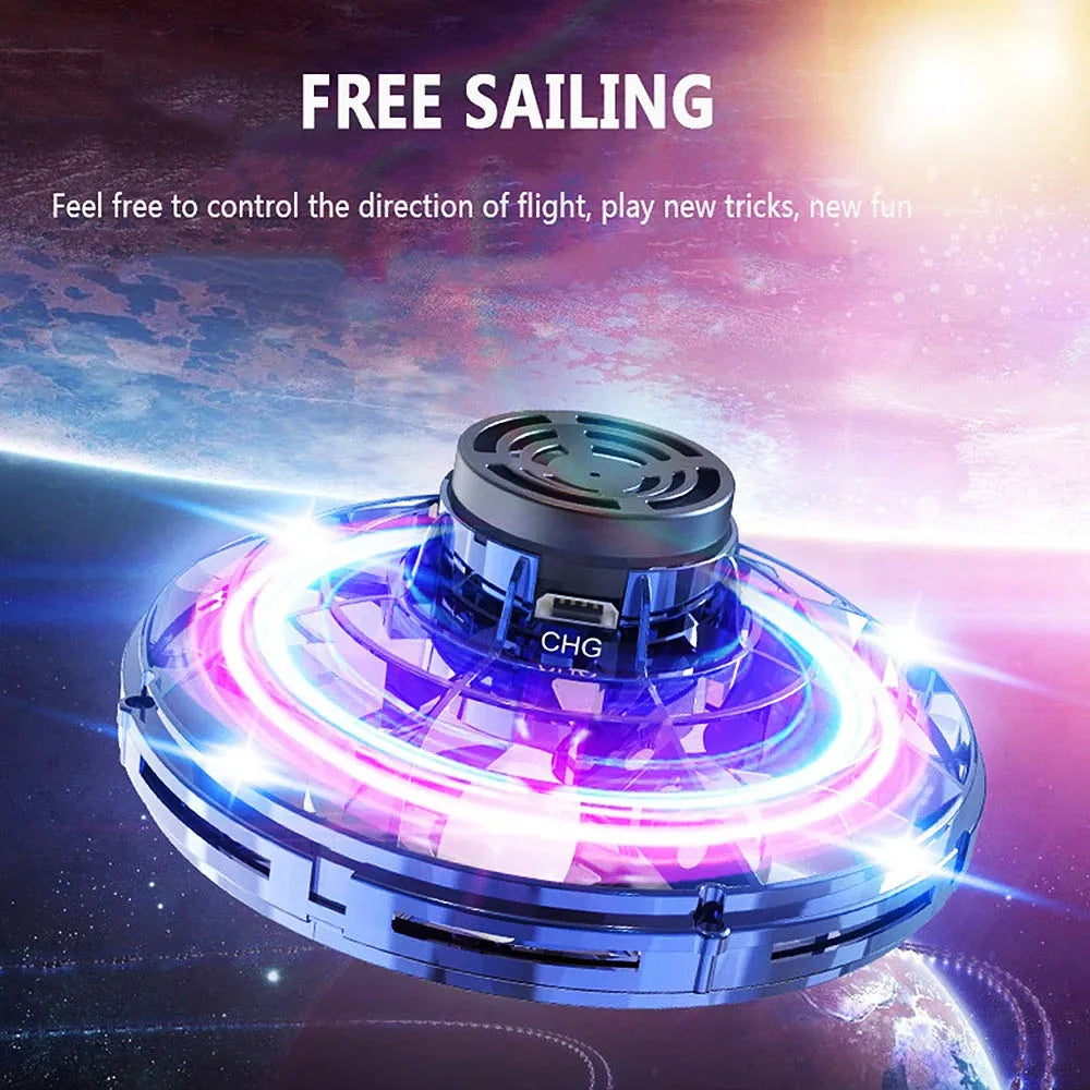 Flynova Drone Fly Spinner Kids Children Adult Fidget Toys Mini UFO Flyorb Flying Spinner