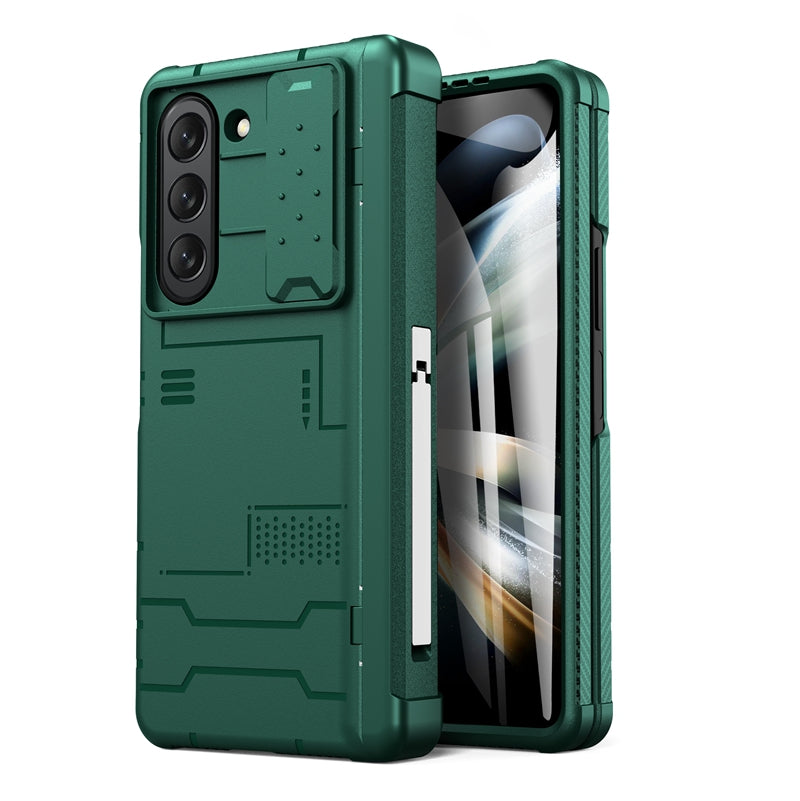 Shockproof Camera Protective Hard PC Cover with Bracket Kickstand Phone Case For Samsung Galaxy Z Fold 5 5G