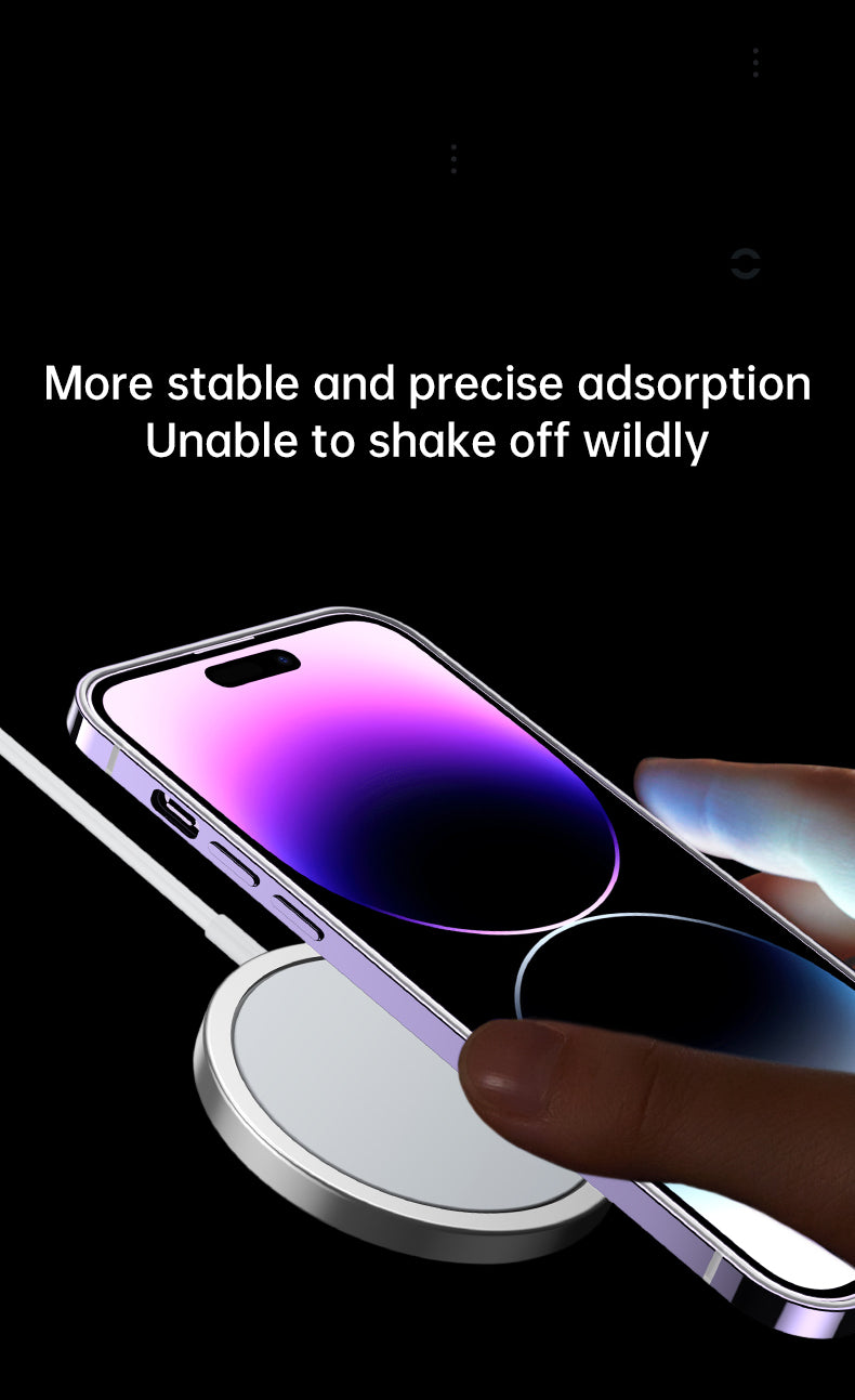 Magnet Magnetic Case Wireless Charge For IPhone 14 Pro Max Case 14 TPU Cover Shockproof Metal Frame Phone Case