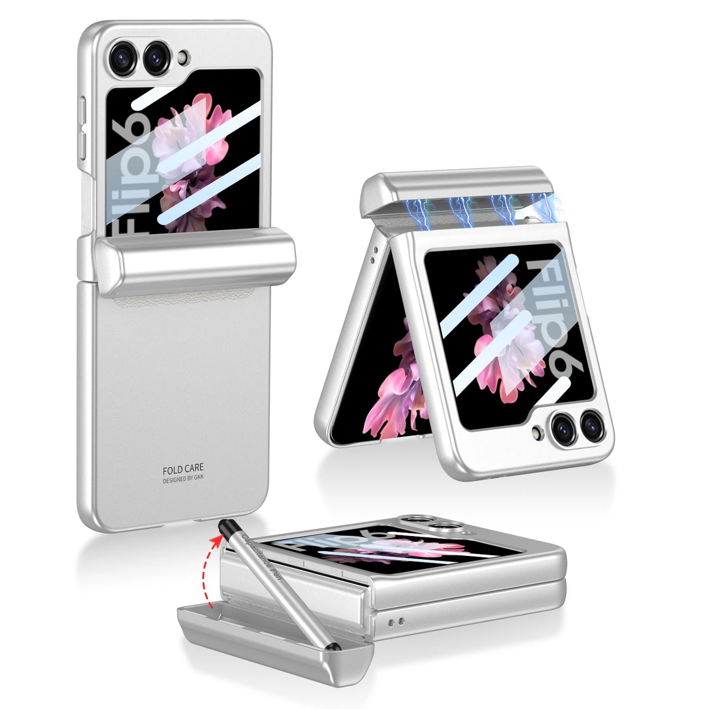 Samsung Galaxy Z Flip 6 Magnetic Folding Hinge All-inclusive Case