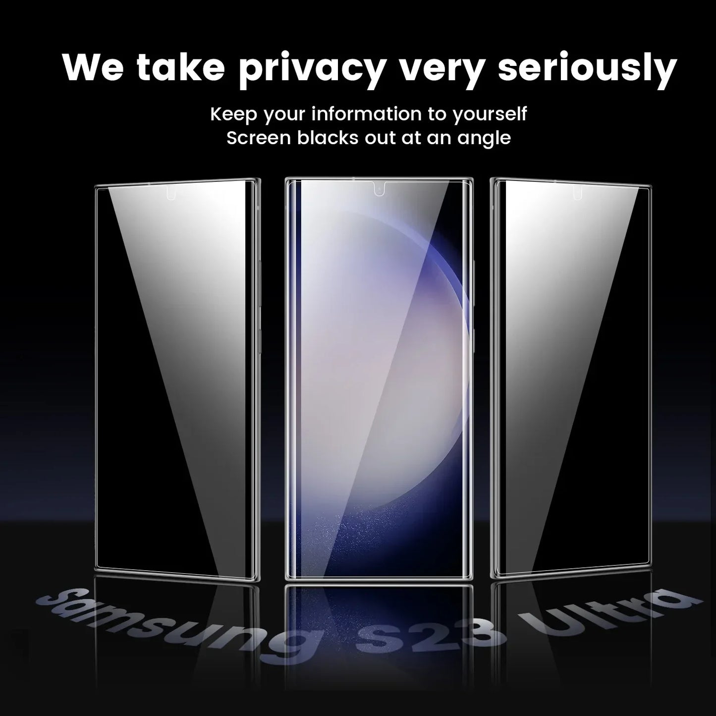 24U/S23/22/21+ Curved Surface HD Clear Ceramic Soft Film Screen Protector Pull-Free Cabin Anti-Fingerprint Anti-Scratch