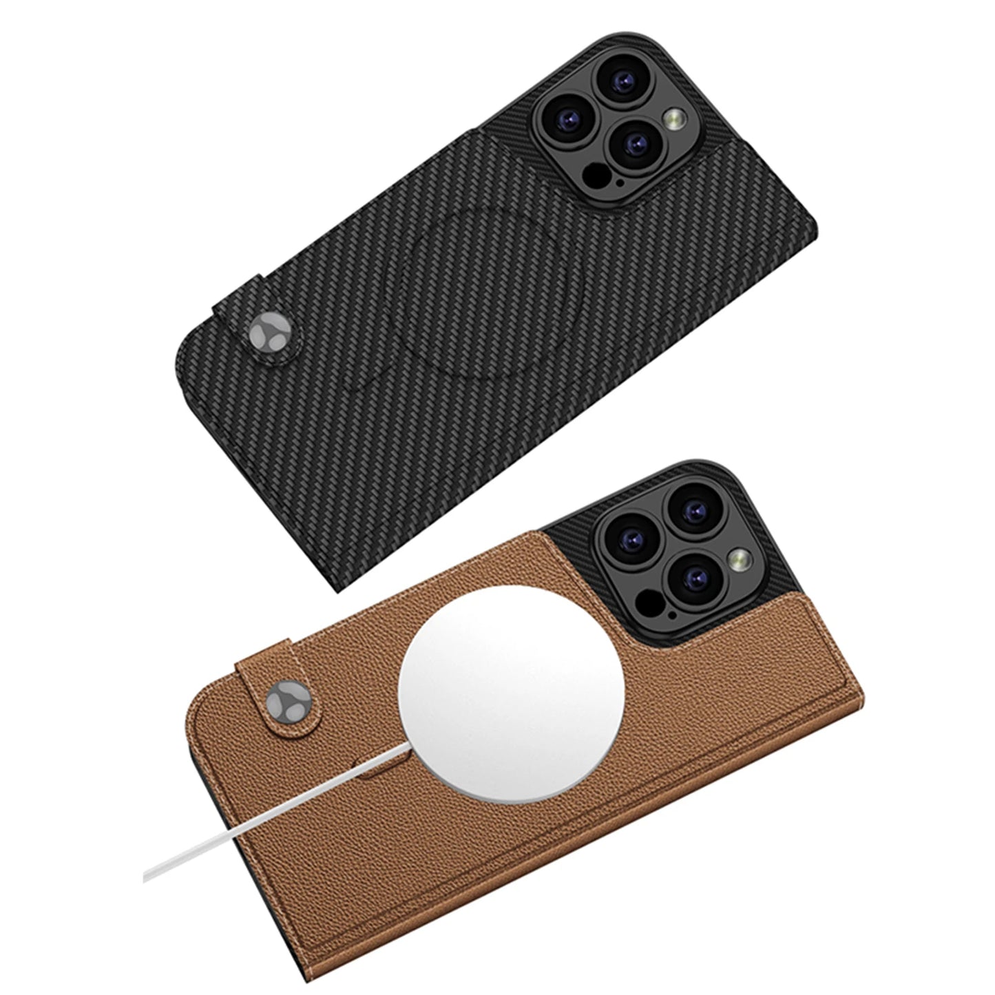 Wallet Phone case PU Luxury Magnetic Leather Phone Case Card Holder for Iphone 16 Pro Max